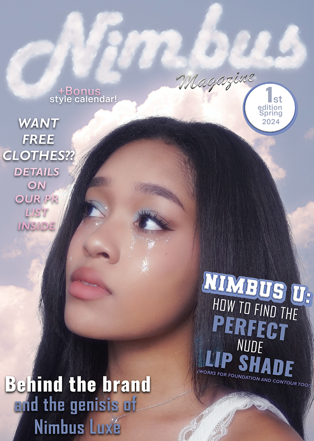 Magazine cover design for brand